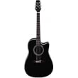 Takamine ES31C Jasmine Cutaway Acoustic Electric Guitar (Black)