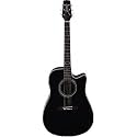 Takamine ES31C Jasmine Cutaway Acoustic Electric Guitar (Black)