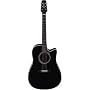 Takamine ES31C Jasmine Cutaway Acoustic Electric Guitar (Black)