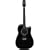 Takamine ES31C Jasmine Cutaway Acoustic Electric Guitar (Black)