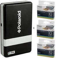 Polaroid PoGo, Instant Mobile Printer Kit, With additional Pack of Polaroid PoGo ZINK Photo Paper (2 x 3) 50 Sheet Pack