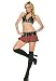 Sexy 3Pc Schoolgirl Reform School Girl Halloween Costume by Leg avenue