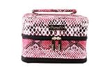 PurseN Mumbi Red/Black Tiara Vacationer Large Jewelry Case