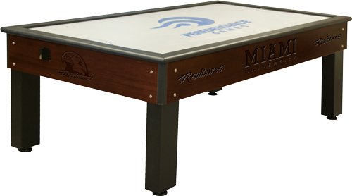 Miami University of Ohio Air Hockey Table Cinnamon