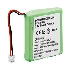 Wentronic Ersatzakku f�r schnurlose Telefone Siemens Sinus A201 (NiMh, 600 mAh)
