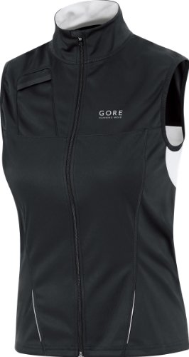 GORE RUNNING WEAR Damen Weste SUNLIGHT WINDSTOPPER&reg; Soft Shell, black/white, 38