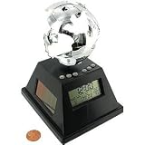 Minya Solar-Powered Spinning Globe Alarm Clock