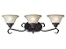 Read Kenroy Home 80473ORB Welles Three-Light Vanity Light With 7-Inch Cream Scavo Glass Shades, Oil Rubbed Bronze Details Kenroy Home 80473ORB Welles Three-Light Vanity Light With 7-Inch Cream Scavo Glass Shades, Oil Rubbed Bronze