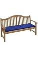 Blue Sunbrella 2.5Hx59Wx18D Sydney 3-Seater Outdoor Bench Cushion