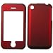 Iphone 2G Rubber Red Clip-on Case Housing