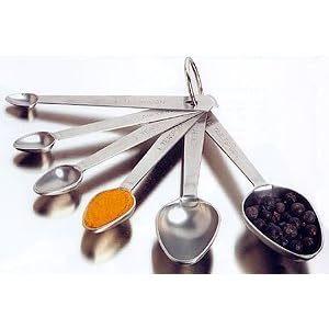 Amco Measuring Spoons, Set of 6 by Amco