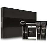 Calvin Klein Man by Calvin Klein 4 Piece Set Includes: 3.4 oz Eau de Toilette Spray + 2.6 oz Deodorant Stick + 3.4 oz After Shave Balm + 3.4 oz Hair and Body Wash