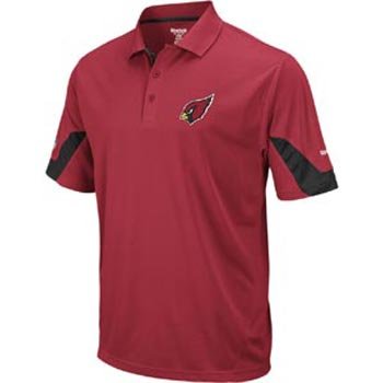 Arizona Cardinals Red Reebok 2010 Sideline Team Polo Shirt - S