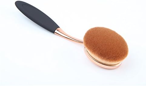 Ciyee® Rose Gold with black makeup brush blush brush plastic oval makeup brush synthetic makeup brushes makeup nylon brushes with box (BZHJ-2)