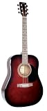 Johnson JG-620-R 620 Player Series Acoustic Guitar, Redburst