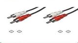 31jkpaUk1ML. SL160  10m 10 m Stereo Chinch Cinch Cynch Anschlusskabel Anschluss Kabel 2x Stecker auf 2x Stecker 10,0m 10.0m 10,0 10.0 m