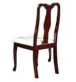 Queen Anne Cherry Side Chairs One Pair