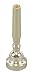 Blessing Trumpet Mouthpiece #5C, SIlver FInish