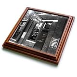 Angel Wings Designs Scenic - Old Buildings Circa - American Icon - This old Original Image of Western Union from 1930 - Ornate and Detailed - Trivets