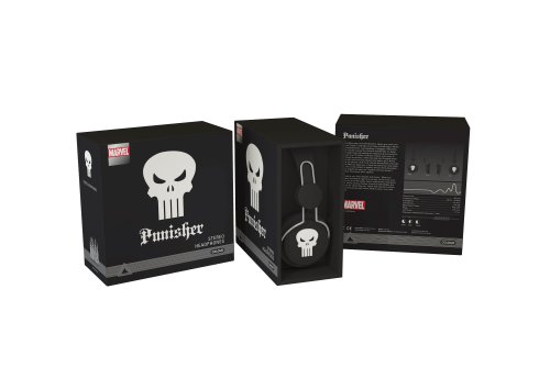 Coloud Marvel 04090084 Punisher Headphone (Black)