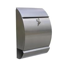 S-Luce Letter Edelstahl Briefkasten, 29 x 14 x 44 cm