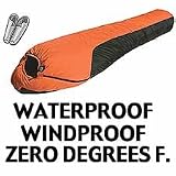 Mummy Sleeping Bag: High Peak Mt. Rainier WATERPROOF ~ ZERO Degree F. 0-Degree F.