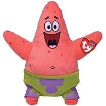 Ty Beanie Baby -Spongebob Squarepants Patrick Star Soft Toy