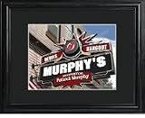 New Jersey Devils Personalized NHL Pub Print with Wood Frame