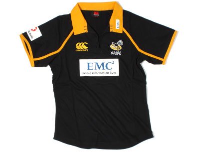 London Wasps 2011/13 Ladies Classic Home Rugby Shirt Black - size 16 London Wasps 2011/13 Ladies Classic Home Rugby Shirt Black - size 16