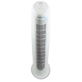 Ionic Pr- Therapure 3-speed HEPA/photcatalyst/UV air purifier, 182 sq. ft. room capacity