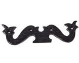 Decorative Strap Black Powder Coat 6 1/4