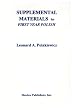 Supplemental Materials for First Year Polish Supplemental Materials for First Year Polish