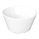 Excellanté Milan Melamine White Collection 3.875-Inch 8-Ounce Bouillon Cup, White, 12-Piece