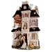 Fitz & Floyd Halloween Harvest Haunted House Cookie Jar