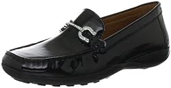 Geox DONNA WINTER EURO 2 D2474J00066C9999, Damen Mokkassins, Schwarz (BLACK C9999), EU 37.5