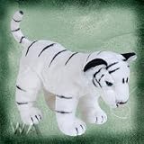 Wild Adventures 8in White Tiger Plush