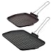 Ilsa V174 Dietella Cast Iron 9.5-Inch Square Grill