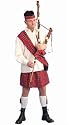 Scotsmen Men's Costume Adult Halloween Outfit - One Size/STD, Waist
