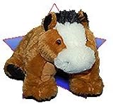 My Pillow Chums Pillow Pet 18" Horse "Hi My Name Is Philly."