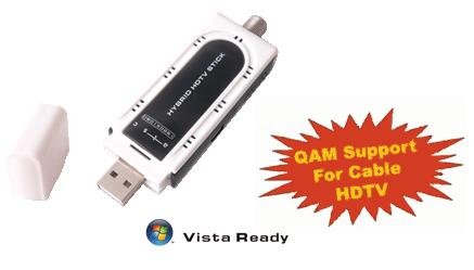 USB ATSC QAM Digital Cable HDTV Tuner For Laptop and Desktop Digital Video Recorder product image