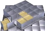 Review Alan Silverwood 12284 / Alan Silverwood 16 piece Square Multi Cake Pan Set 2