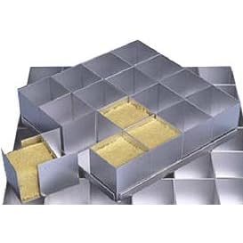 Alan Silverwood 16 piece Square Multi Cake Pan Set 2"