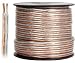 Steren 255-514 14 Gauge Clear Jacket 100 spool Speaker Cable