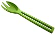 Zak Designs Kiwi Spoon / Basil Fork11-3/4-Inch 2-Piece Salad Server Set