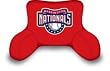 MLB Baseball 20"X12" Bedrest (Husband Pillow) Washington Nationals - Team Sports Fan Shop