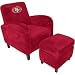 Baseline San Francisco 49ers Den Chair with Ottoman