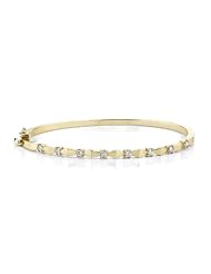 14k YELLOW GOLD WOMENS BRACELET LB-961 DIAMOND 0.5CT TW