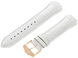 TechnoMarine 1849G NeoClassic 16 mm White Alligator Leather Strap with Single Buckle
