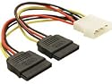 DELOCK Adapter Power SATA HDD2x zu 4Pin-St 10cm