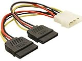 Produkt-Bild: DELOCK Adapter Power SATA HDD2x zu 4Pin-St 10cm
